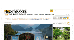 Desktop Screenshot of livefortheoutdoors.com